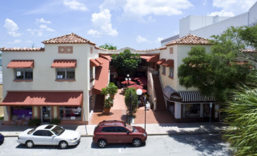 Belair Courtyard today as seen from Brevard Ave.